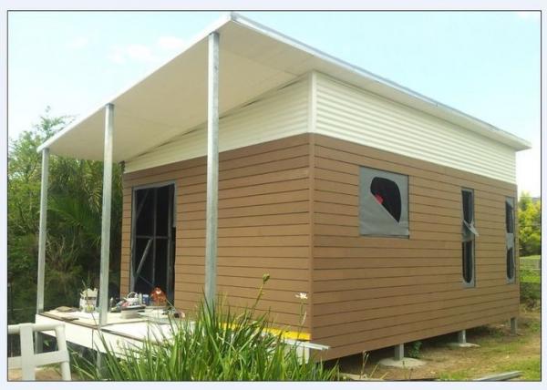 Quality Australia Style Prefabricated House Kits , Modern Prefab House With WPC cladding for sale