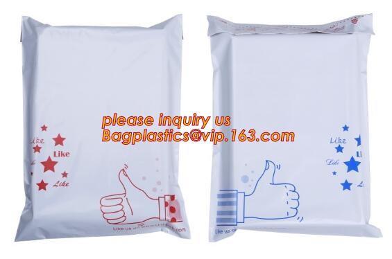 Luxury Custom Coex Self Adhesive Seal Plastic Gift Mailing Express Merry Christmas Poly Mailer Bags, Unique Custom Print