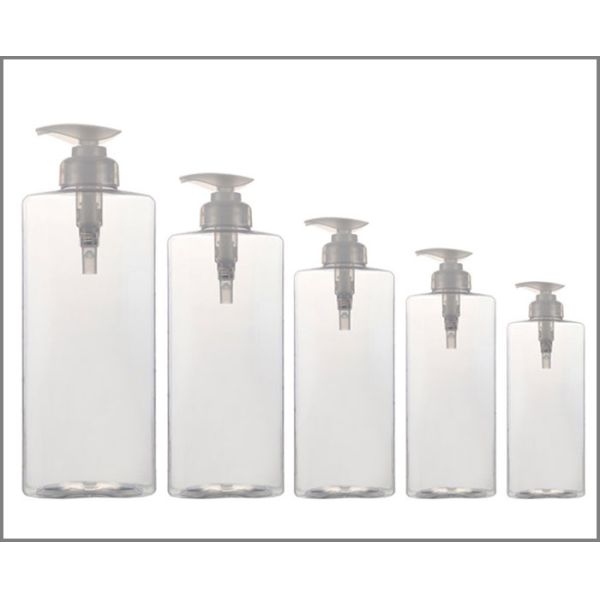 Square Conditioner Shower 500ml Pump Dispenser Bottle