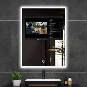 China Multifunctional Smart Touch Screen Mirror 70mm Overall Thickness 700cd/m2 Brightness on sale