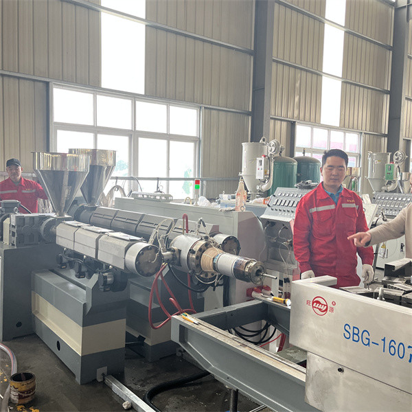 Automatic HDPE Double Wall Corrugated Pipe Making Machine DWC Plastic Drainage Pipe Extrusion Production Line