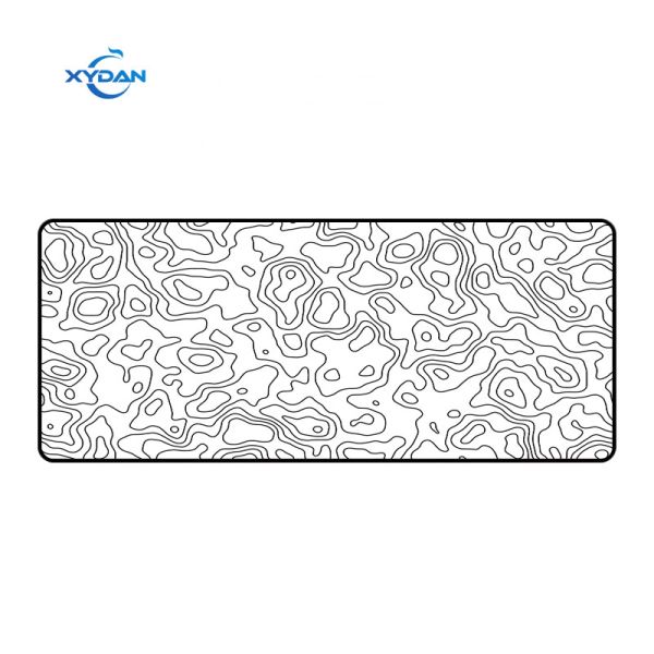 Color Print Rectangle Mouse Pad with Customized Line Pattern and Sublimation