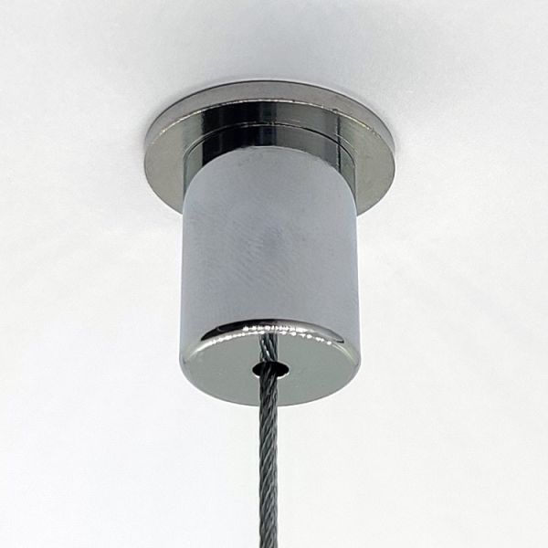Brass Chrome Ceiling Coupler Attachment Steel Wire Rope Ceiling Connector