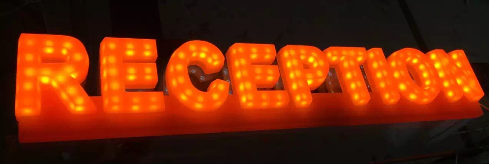 Multi Mode ODM Hotel Hanging Light Up Letters