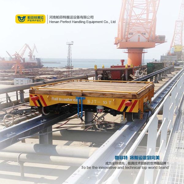 steerable dies rail transfer carts