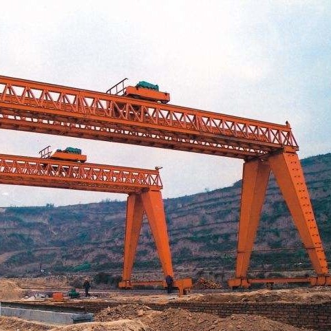Quality Box Type Double Girder Gantry Crane Rail 5T To 300T Load And Unload for sale