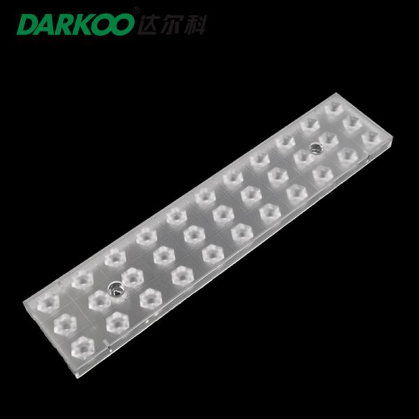 Height 9.22mm Linear Light SMD LED Lens Waterproof Narrow Angle
