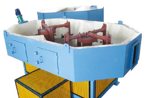 Compact Double Rotary Mixing And Cooling Equipment Clay Sand Processing Equipment