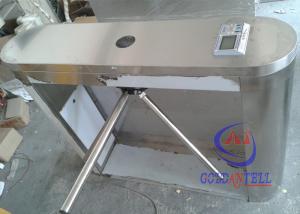  Half Height Entry Office Building Tripod Turnstile Gate 304 Stainless Steel Manufactures