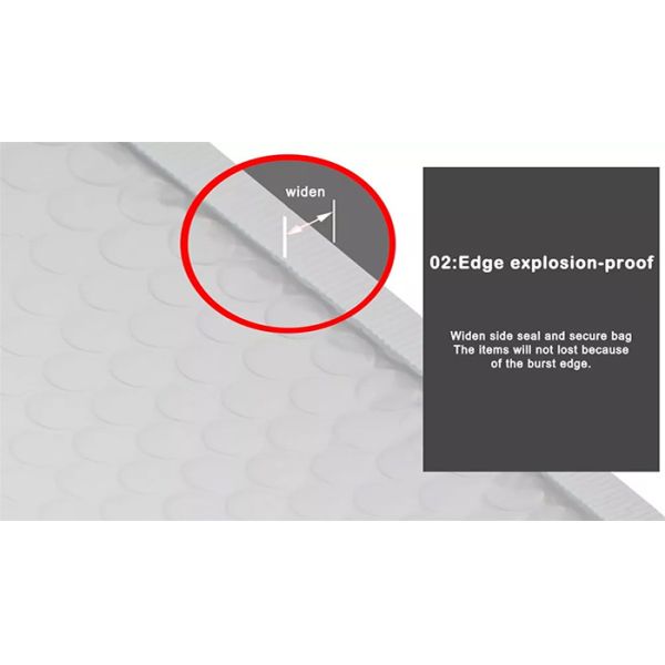 Laser Printing Poly Bubble Mailers , Bubble Packaging Envelopes For Clothing