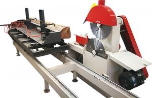  CT2000 Round Log Table Circular Sawmill Twin Blades With Carriage Manufactures