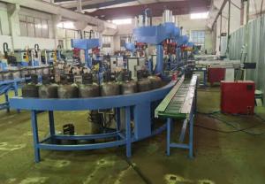 China 38.6rpm Cylinder Washing Machine LPG Flow Through Cylinder Blaster OEM on sale