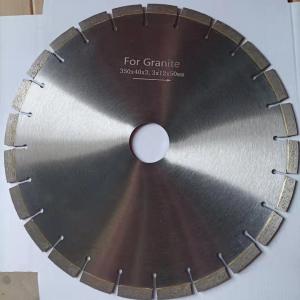  350mm Diameter 40mm Segment Shape Granite Cutting Blade for Accurate Block Splitting Manufactures