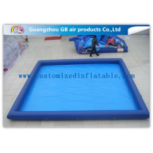 Rectangular Inflatable Swimming Pool Above Ground , Backyard Inflatable Pool For