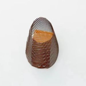 Fibreglass Casting Strainer Woven Wire Mesh Filter Screen Cap with Customizable Length