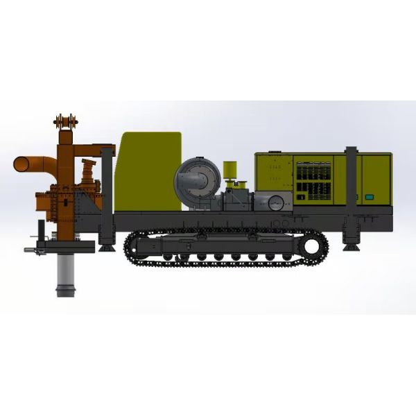 SD220L Reverse Circulation Drilling Rig Crawler Full Hydraulic Pump