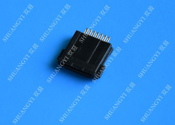 Rectangular External SATA Notebook Connector Crimping Assembling Style