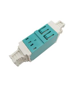 China LC Quad Double Deck 4 Port fiber adapter, Singlemode SM/OM3/OM4 Durable,for high-density applications on sale China LC Quad Double Deck 4 Port fiber adapter, Singlemode SM/OM3/OM4 Durable,for high-density applications on sale