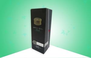  Wine Hard Cardboard Packaging Boxes Thick Board Customized With Metal Tag Manufactures