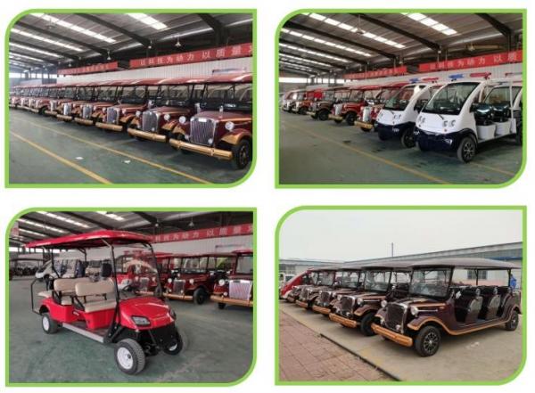 Electric Tourist Sightseeing Vintage Cart with 12 seater/Battery Operated Classic Car for Park