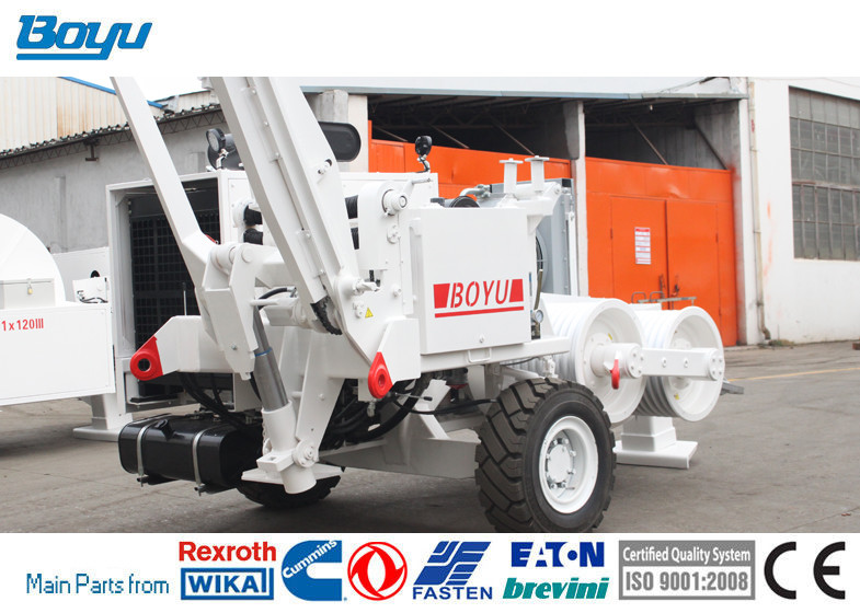 Power Line Stringing Equipment Hydraulic Puller With German Rexroth Speed