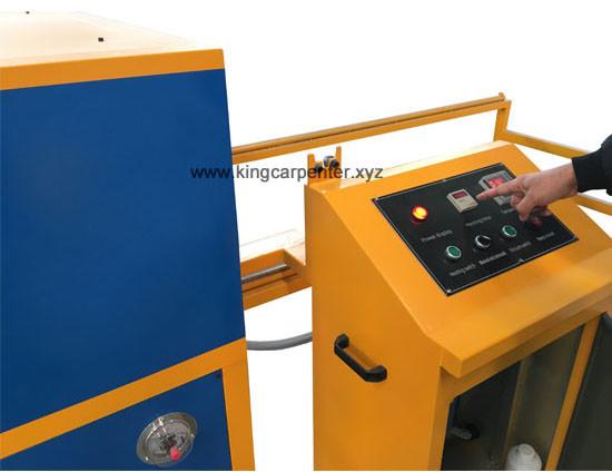 MDF laminate cabinet door PVC film vacuum membrane press machine
