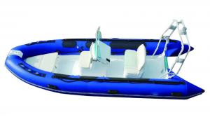  Open Cruising Rib Inflatable Boats Inflatable Pontoon Boats Deep V - hull 4.8 Meter Manufactures