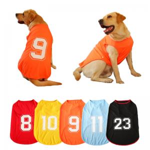  Summer Premium Large Dog Clothes Thin Vest Jersey Pet Clothes Manufactures