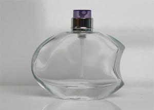  Black Cap Pretty Perfume Bottles , Tamper - Evident Glass Scent Bottles Manufactures