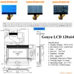 128x64 Fstn COG LCD Display Module I2c Spi St7567 26pin Screen Monochrome