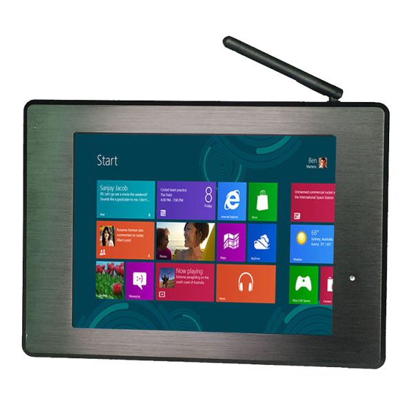 Rugged 8inch Linux Touch Panel PC Fanless Cooling