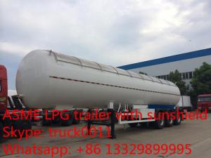  China famous leading bulk propane gas tank semitrailer for sale, hot sale best price lpg gas tank semitrailer for sale Manufactures