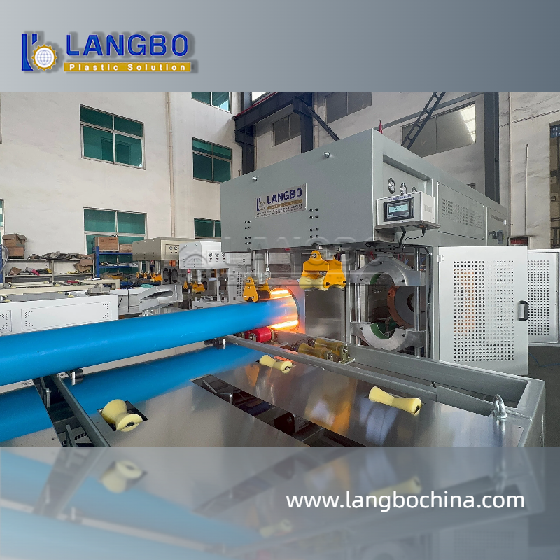 SGK Series Belling Machine side operational view
