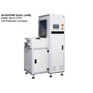 China XL PCB Buffer Conveyor PLC Control , Dual Lane NG Buffer With Extension Conveyor on sale China XL PCB Buffer Conveyor PLC Control , Dual Lane NG Buffer With Extension Conveyor on sale