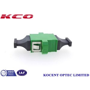 Single Mode Simplex MPO MTP Adapter , Up to Down MTP APC Terminal Green Adaptor