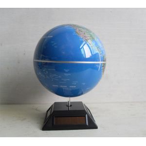 Natural and smooth rotation ABS Solar Powered Globe work under low light