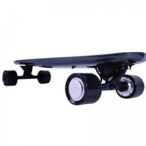 China 15KMH Portable Electric Skateboard , Diy Electric Longboard Kit Dual Belt Motor on sale