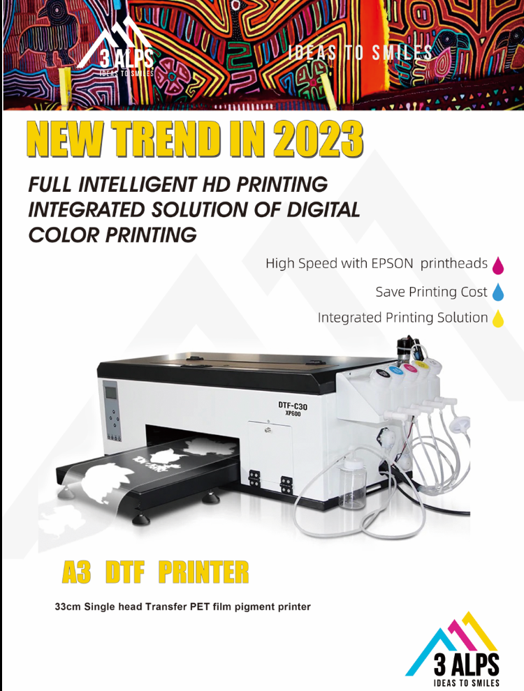 Excellent Quality New Current A3 DTF Printer Xp600 New Design A3 DTF Printer With Used for T-Shirt