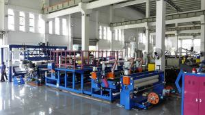  4 Meters Wide PP/ TPU/ PVC Sheet Laminating & Coating Prodution Line 100-400kg/Hr Capacity Manufactures