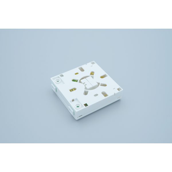 2 Ports Fire Resistant FTTH Termination Box Wall Outlet SC APC