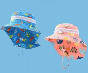  Summer Cartoon Kids Hat Print Animal Fisherman Hat for sun protection Manufactures