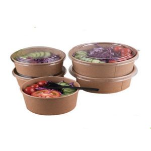 Hot Soup Paper Bowl Making Machine As Salad Container Making Machine