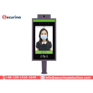 AI Biometric Thermal Imaging Temperature Measurement Thermometer Panel With Face