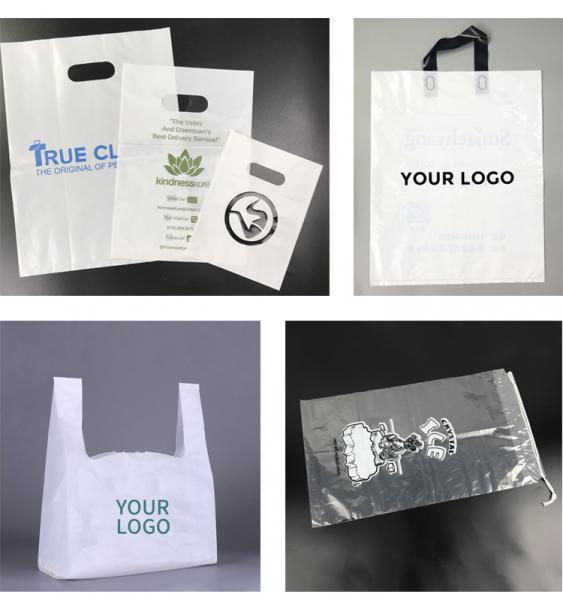 custom logo PVC slider zip lock packing bag zipper bag