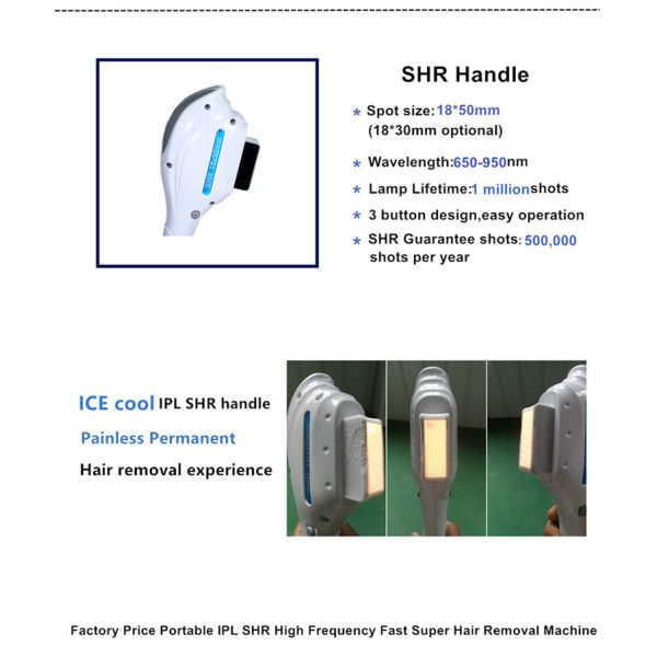 SHR hair removal machine