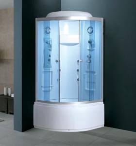 China Customized Glass Door Whirlpool Steam Shower Cabin Fit Bathroom on sale