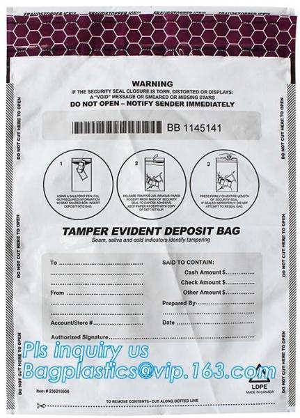 Security Tamper Evident Bag, Stebs/Duty Free Bags/ICAO Bags, Premium Security Bags For Tax Free Shopping, ICAO Duty Free