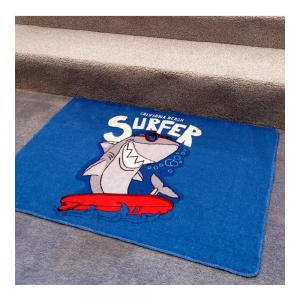China Washable Indoor Outdoor Mat Customized Design Logo Printed Rug on sale