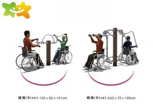 China Sport Outdoor Park Exercise Equipment , Playground Exercise Equipment For Adults on sale