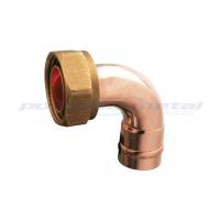 China Custom 1/2 - 24 Copper Tube Fittings 45 Degree Copper Pipe Elbow For Refrigerator for sale